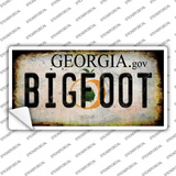 Bigfoot Georgia Novelty Sticker Decal
