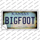 Bigfoot Kansas Novelty Sticker Decal