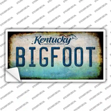Bigfoot Kentucky Novelty Sticker Decal