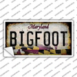 Bigfoot Maryland Novelty Sticker Decal