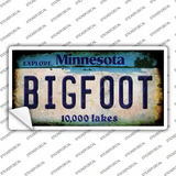 Bigfoot Minnesota Novelty Sticker Decal