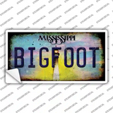 Bigfoot Mississippi Novelty Sticker Decal