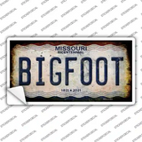Bigfoot Missouri Novelty Sticker Decal