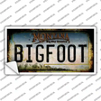 Bigfoot Montana Novelty Sticker Decal