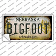 Bigfoot Nebraska Novelty Sticker Decal