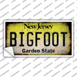 Bigfoot New Jersey Novelty Sticker Decal