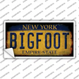 Bigfoot New York Novelty Sticker Decal