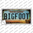 Bigfoot North Dakota Novelty Sticker Decal