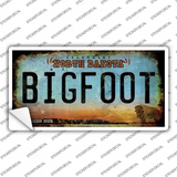 Bigfoot North Dakota Novelty Sticker Decal