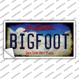 Bigfoot South Dakota Novelty Sticker Decal