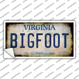 Bigfoot Virginia Novelty Sticker Decal