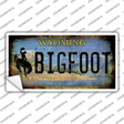 Bigfoot Wyoming Novelty Sticker Decal
