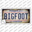 Bigfoot Washington DC Novelty Sticker Decal