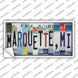 Marquette MI Strip Art Novelty Sticker Decal