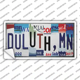 Duluth MN Strip Art Novelty Sticker Decal