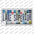 Lake Superior Strip Art Novelty Sticker Decal