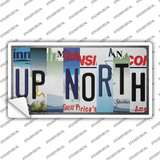 Up North Strip Art Novelty Sticker Decal