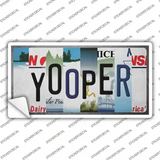 Yooper Strip Art Novelty Sticker Decal