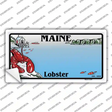 Maine Lobster Blank Novelty Sticker Decal