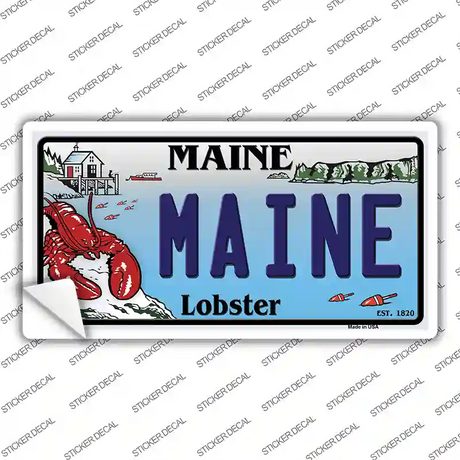 Maine Lobster Novelty Sticker Decal