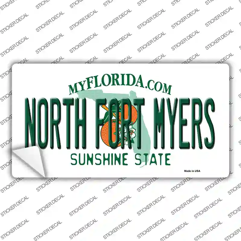 North Fort Myers Florida Novelty Sticker Decal