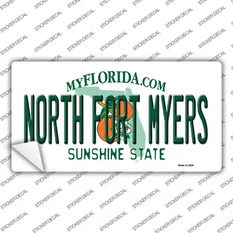 North Fort Myers Florida Novelty Sticker Decal