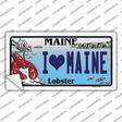 I Heart Maine Lobster Novelty Sticker Decal