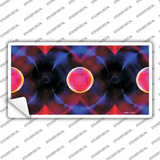 Red Purple Nova Novelty Sticker Decal