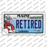 Retired Maine Lobster Novelty Sticker Decal