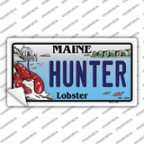 Hunter Maine Lobster Novelty Sticker Decal