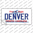 Denver North Carolina NC Novelty Sticker Decal