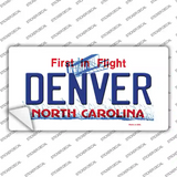 Denver North Carolina NC Novelty Sticker Decal