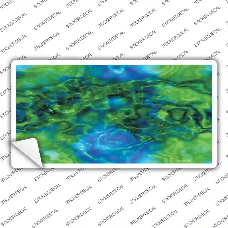 Psychedelic Electric Jelly Fish Novelty Sticker Decal