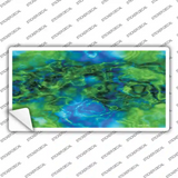 Psychedelic Electric Jelly Fish Novelty Sticker Decal