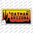 Oatman Flag Arizona Scenic Background Novelty Sticker Decal