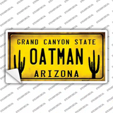 Arizona Oatman Yellow Novelty Sticker Decal