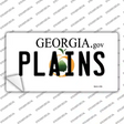 Plains Georgia Novelty Sticker Decal