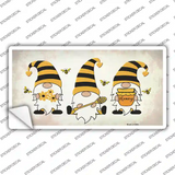 Gnomes Honeybees Novelty Sticker Decal