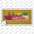 Peace Love Aloha Novelty Sticker Decal