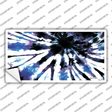 Purple Blue Tie-Dye Novelty Sticker Decal