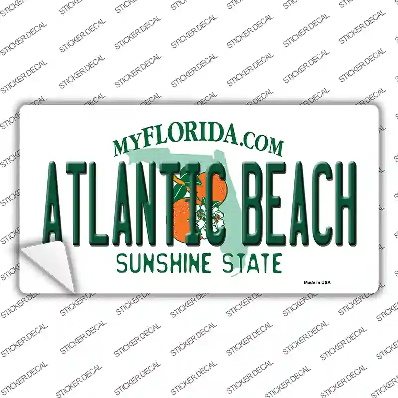 Atlantic Beach Florida Novelty Sticker Decal