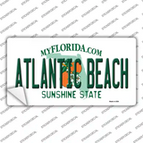 Atlantic Beach Florida Novelty Sticker Decal