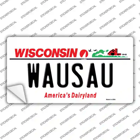Wausau Wisconsin Novelty Sticker Decal