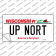 Up Nort Wisconsin Novelty Sticker Decal