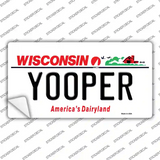 Yooper Wisconsin Novelty Sticker Decal