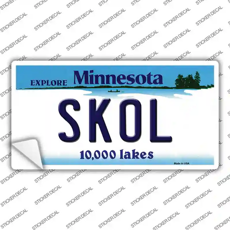Skol Minnesota Novelty Sticker Decal