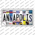 Annapolis Strip Art Novelty Sticker Decal