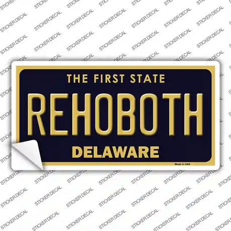 Rehoboth Delaware Novelty Sticker Decal