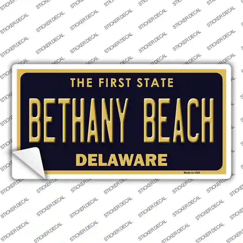 Bethany Beach Delaware Novelty Sticker Decal
