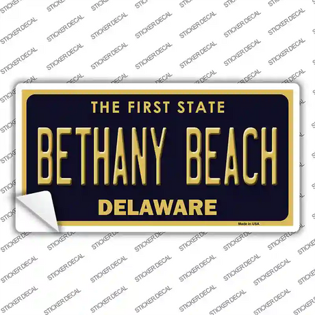 Bethany Beach Delaware Novelty Sticker Decal